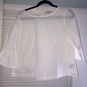 NWT Madewell White Blouse [Size M]